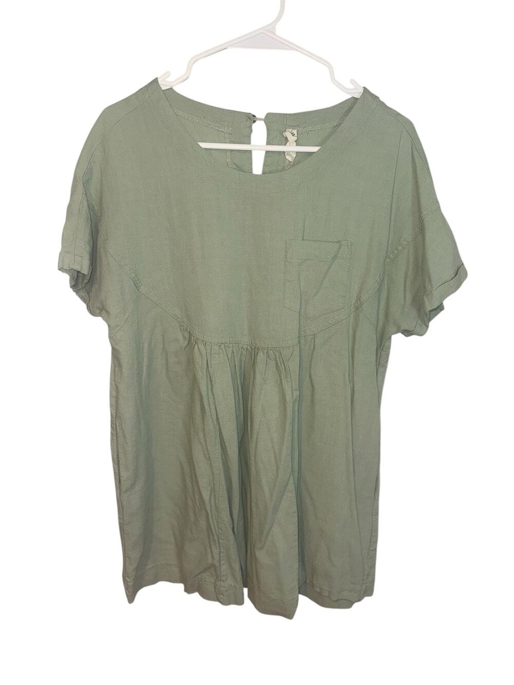 New In Green Dress